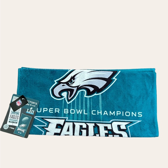 Philadelphia Eagles Super Bowl Champions locker room towel golf towel - Picture 2 of 3